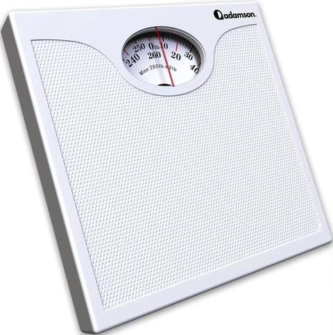 Adamson  A22 Bathroom Scale for Body Weight Up to 260 LB - White - Excellent