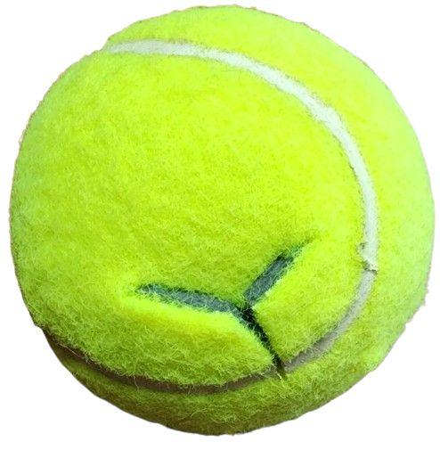 100 Recycled Tennis Balls Pre Cut to Fit Chair Legs - Yellow Green - Acceptable