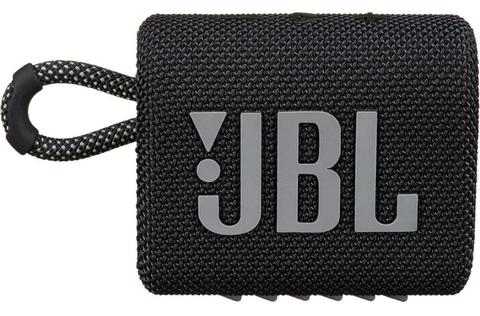 JBL  Go 3 Portable Waterproof Speaker - Black - Excellent