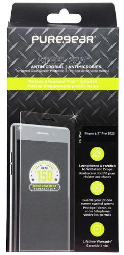 PureGear  Steel 360 Screen Protector for iPhone 14 Pro Max in Clear in Excellent condition