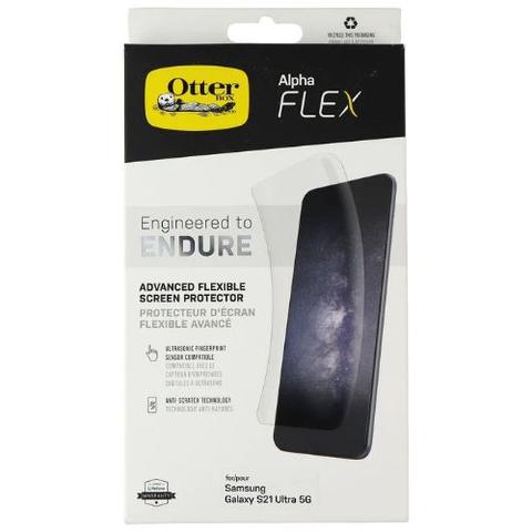 Otterbox  Alpha Flex Flexible Screen Protector for Galaxy S21 Ultra (5G) - Clear - Excellent