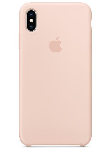 Apple  Silicone Phone Case for iPhone XS Max - Pink Sand - Excellent