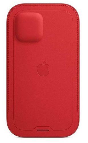 Apple  Leather Sleeve Phone Case with MagSafe for iPhone 12 Mini - Product Red - Excellent