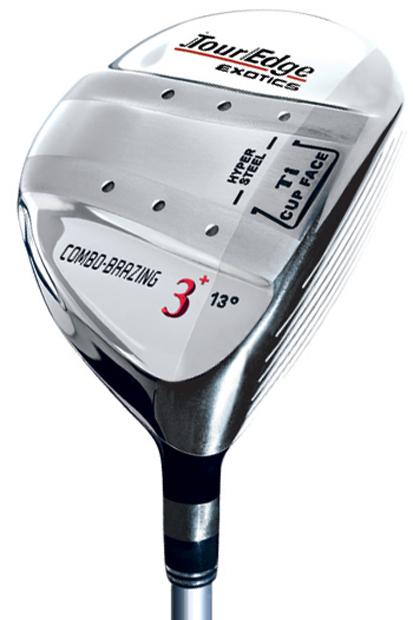 Tour Edge Exotics Combo Brazing Fairway Wood - Tour Edge Graphite Design Exotics Tour AD Shaft - 5 Wood - Left Handed - Regular Flex - Standard Length - 18 Loft - Standard Lie Angle - Men - Good