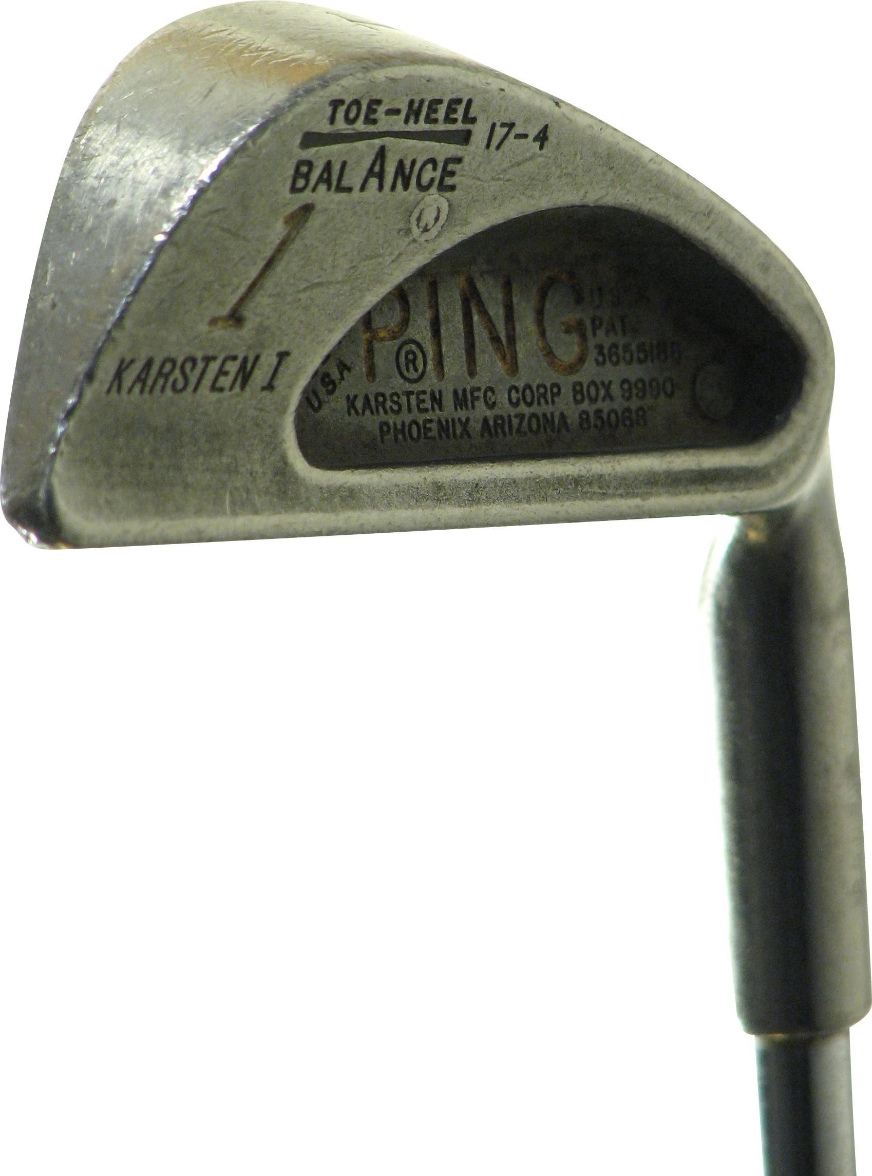 Ping Karsten I Iron Individual - Ping ZZ Lite Shaft - 9 - Right Handed - Stiff Flex - 1* flat Length - 1* flat Lie Angle - Men - Acceptable