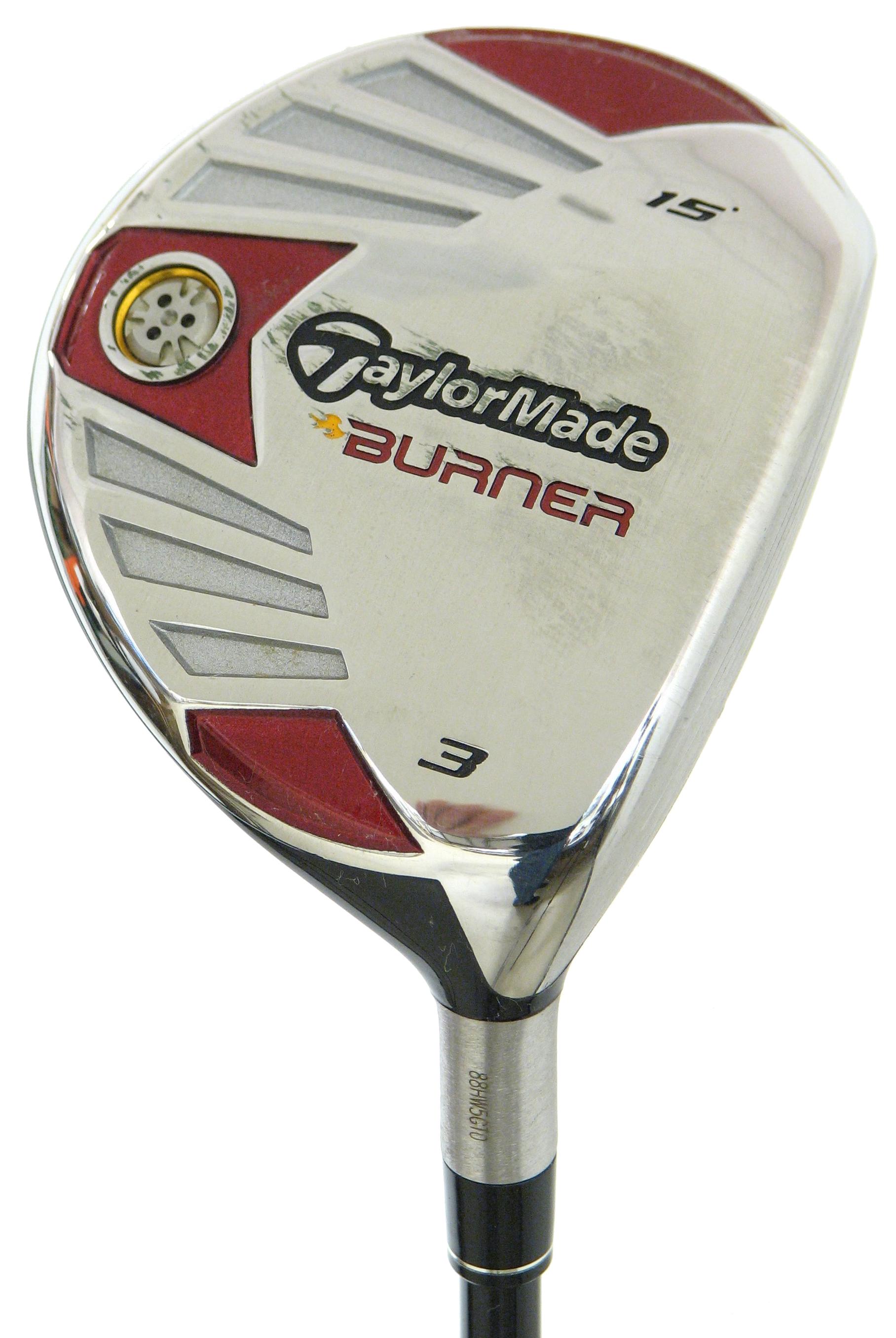 TaylorMade Burner Steel Fairway Wood - TaylorMade RE*AX SuperFast 50 Shaft - 5 Wood - Left Handed - Regular Flex - Standard Length - 18 Loft - Standard Lie Angle - Men - Acceptable