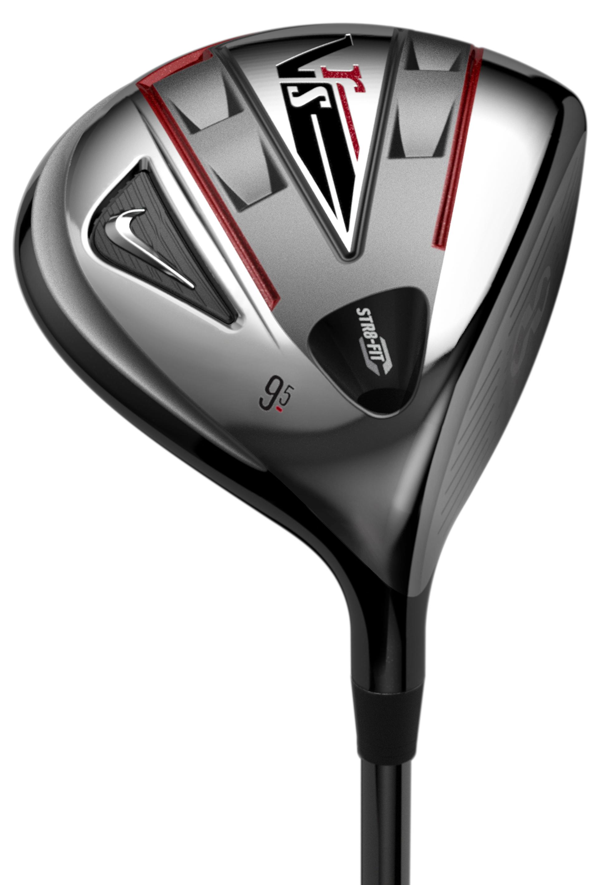 Nike VR-S STR8-FIT Driver - Nike Mitsubishi Rayon Fubuki 50 Shaft - Right Handed - Stiff Flex - Standard Length - 9.5 Loft - Standard Lie Angle - Men - Good