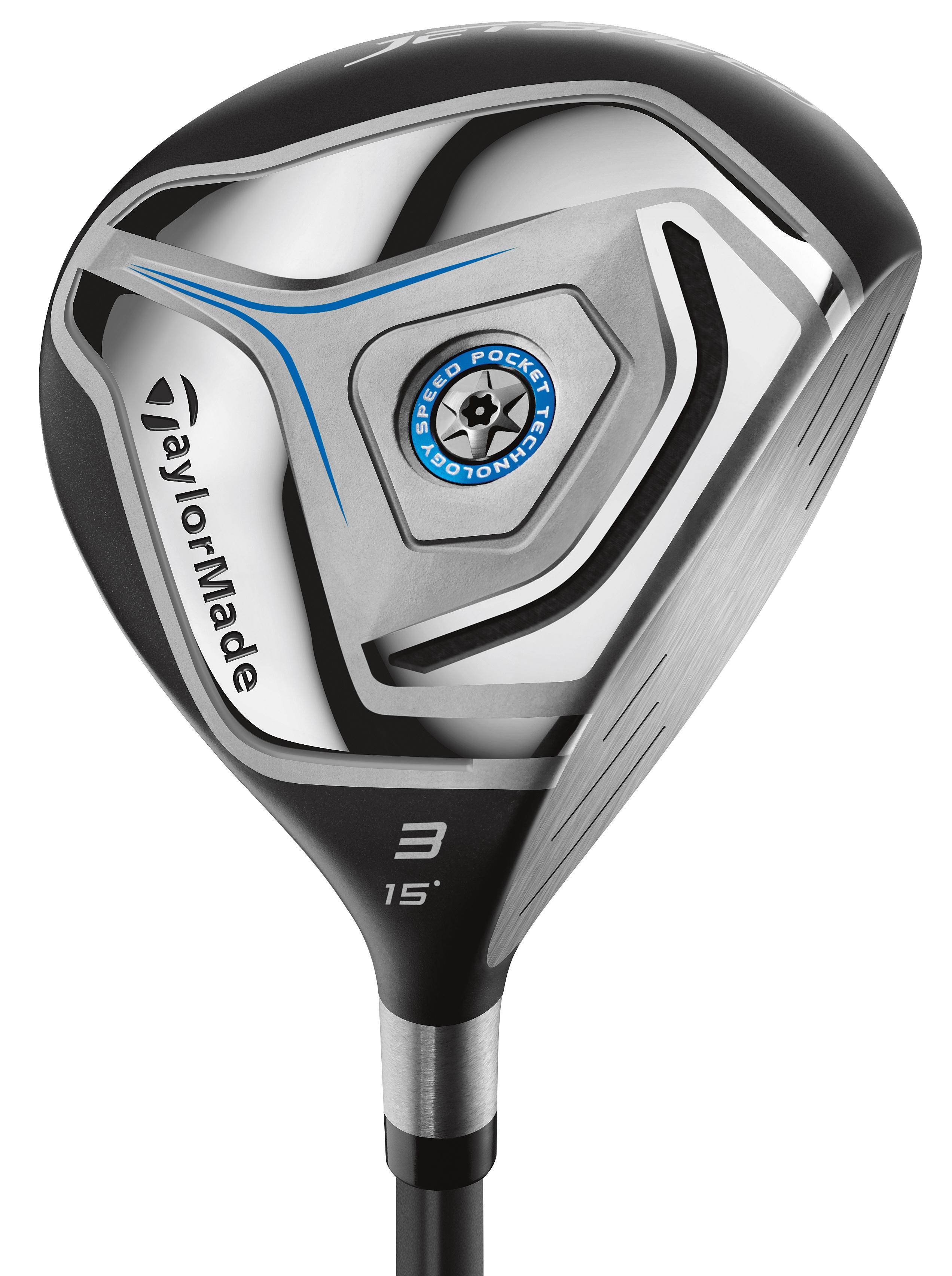 TaylorMade JetSpeed Fairway Wood - TaylorMade Matrix Velox T 69 Shaft - 3 Wood - Right Handed - Stiff Flex - Standard Length - 15 Loft - Standard Lie Angle - Men - Acceptable