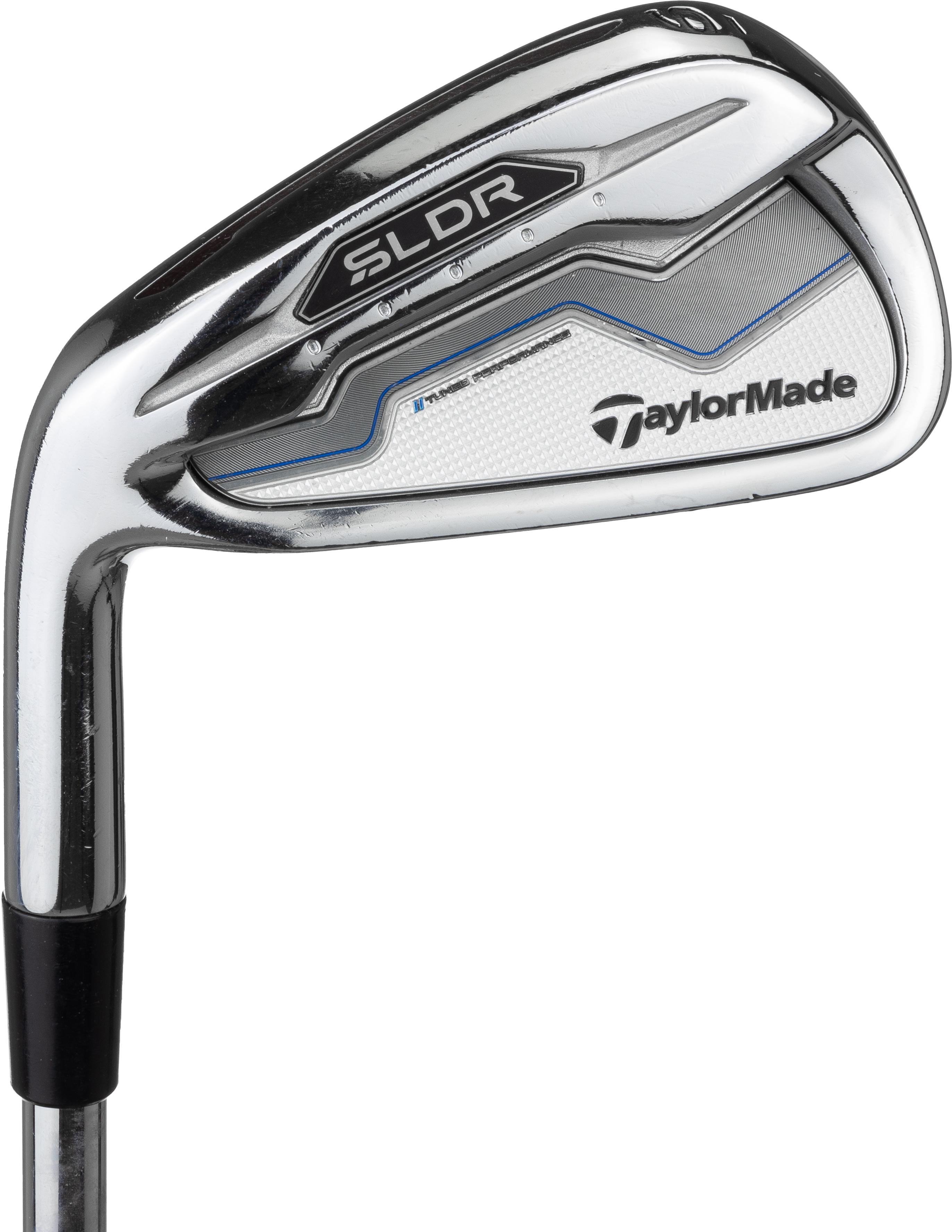 TaylorMade SLDR Iron Set - TaylorMade Fujikura SLDR 77 Shaft - 4 - Right Handed - Stiff Flex - Standard Length - Standard Lie Angle - Men - Acceptable