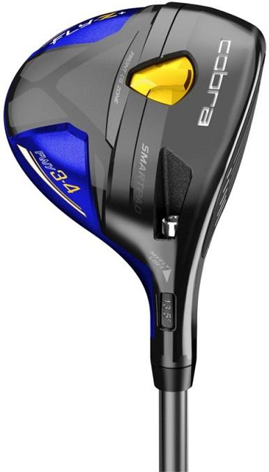 Cobra Fly-Z+ Blue Fairway Wood - Cobra Matrix VLCT ST 75 Shaft - 4 - Left Handed - Stiff Flex - Standard Length - 18.5 Loft - Standard Lie Angle - Men - Acceptable