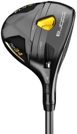 Cobra Fly-Z+ Black Fairway Wood - Golf Club - Left Handed - 3 - Adjustable° Loft - Regular Flex - Cobra Matrix VLCT ST 75 Shaft - Men