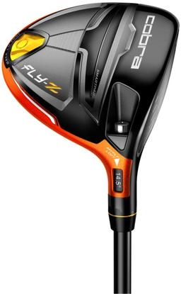 Cobra Fly-Z Orange Fairway Wood - Golf Club - Left Handed - 3 - Adjustable° Loft - Stiff Flex - Cobra Matrix VLCT SP 70 Shaft - Men