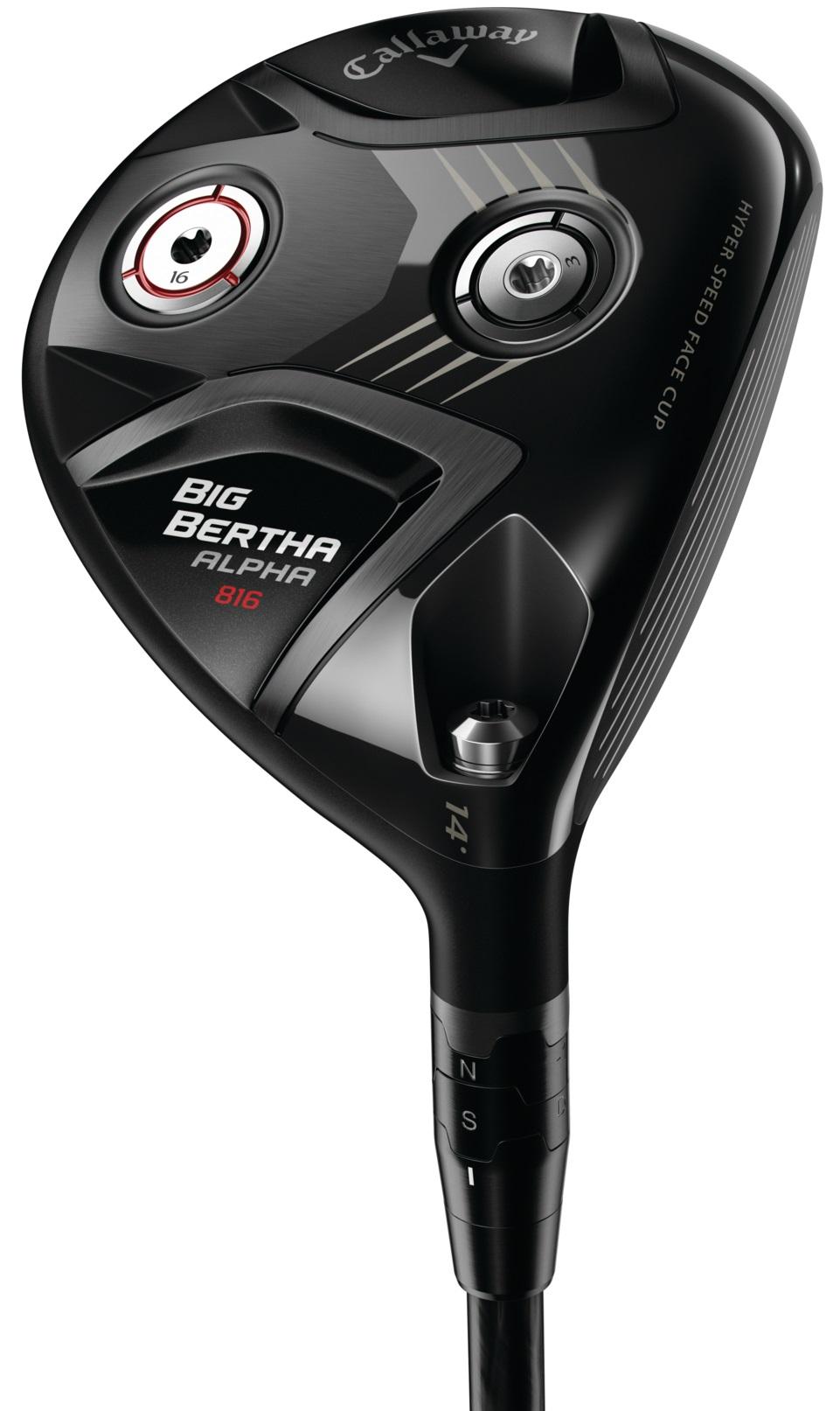 Callaway Big Bertha Alpha 816 Fairway Wood - Cobra Graphite Design Tour AD YS Shaft - 3 Wood - Left Handed - Regular Flex - Standard Length - 16 Loft - Standard Lie Angle - Men - Acceptable