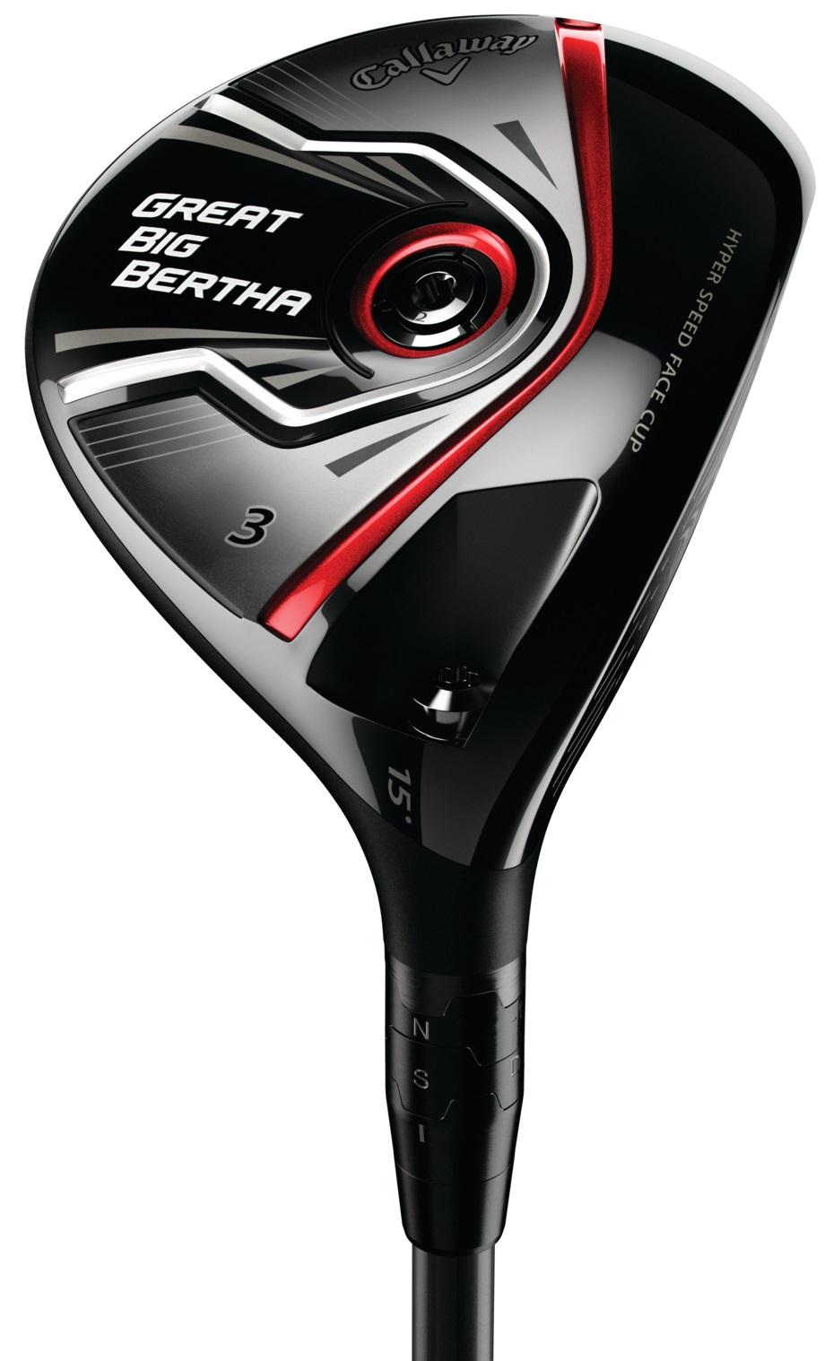 Callaway Great Big Bertha Fairway Wood - Fujikura Tour Platform Series 26.3 Shaft - 3 Wood - Left Handed - Stiff Flex - Standard Length - 15 Loft - Standard Lie Angle - Men - Acceptable