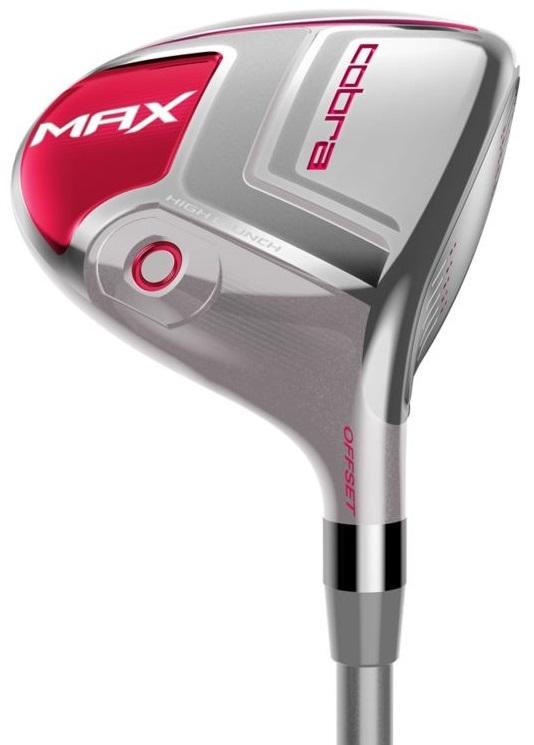 Cobra Max Raspberry Offset Fairway Wood Women - Matrix Ozik MFS 50X4 White Tie Shaft - 5 Wood - Right Handed - Regular Flex - Standard Length - 23 Loft - Standard Lie Angle - Woman - Good