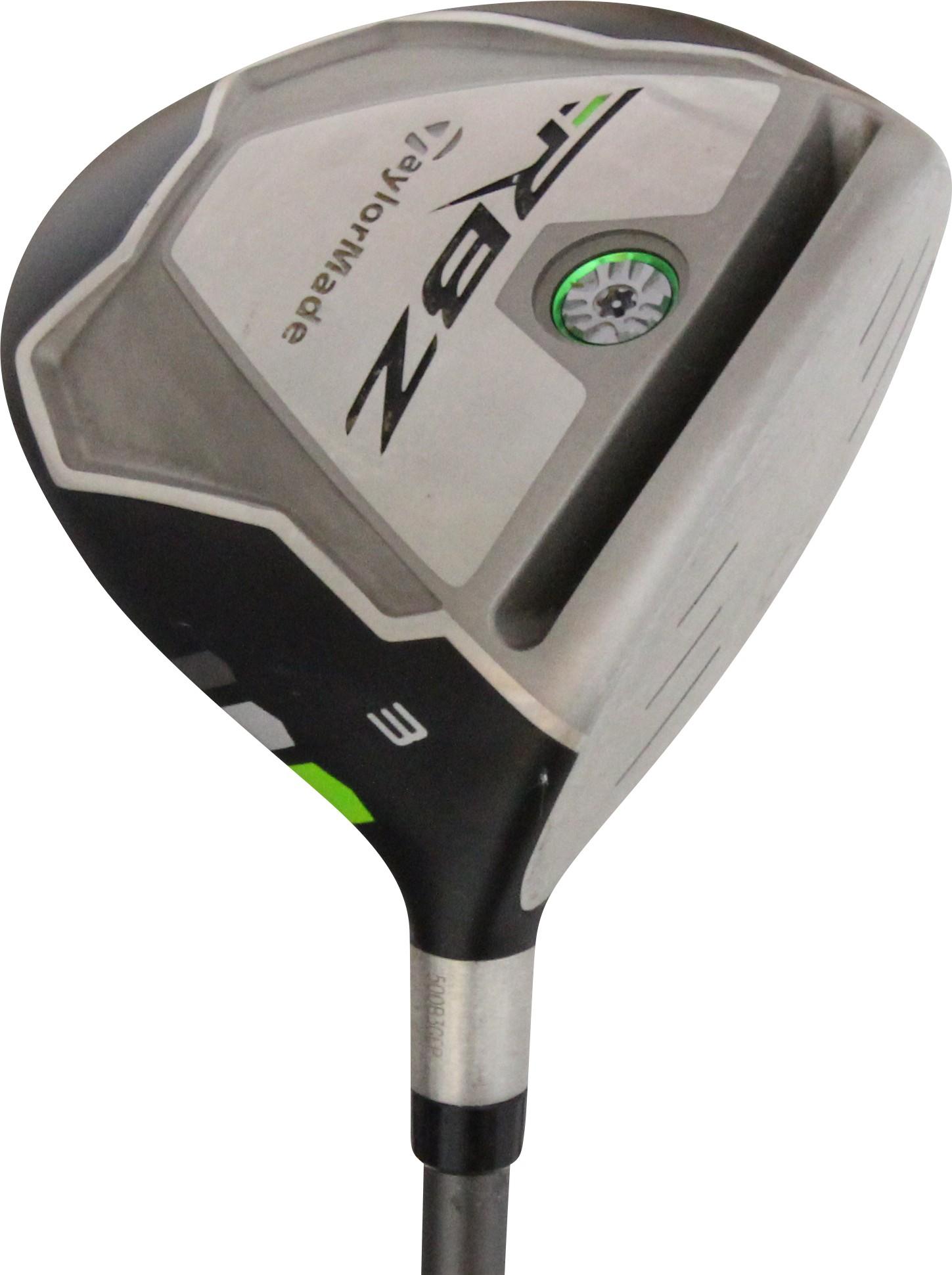 TaylorMade RocketBallz Custom Black Fairway Wood - TaylorMade RBZ Shaft - 5 Wood - Left Handed - Stiff Flex - Standard Length - 19 Loft - Standard Lie Angle - Men - Acceptable