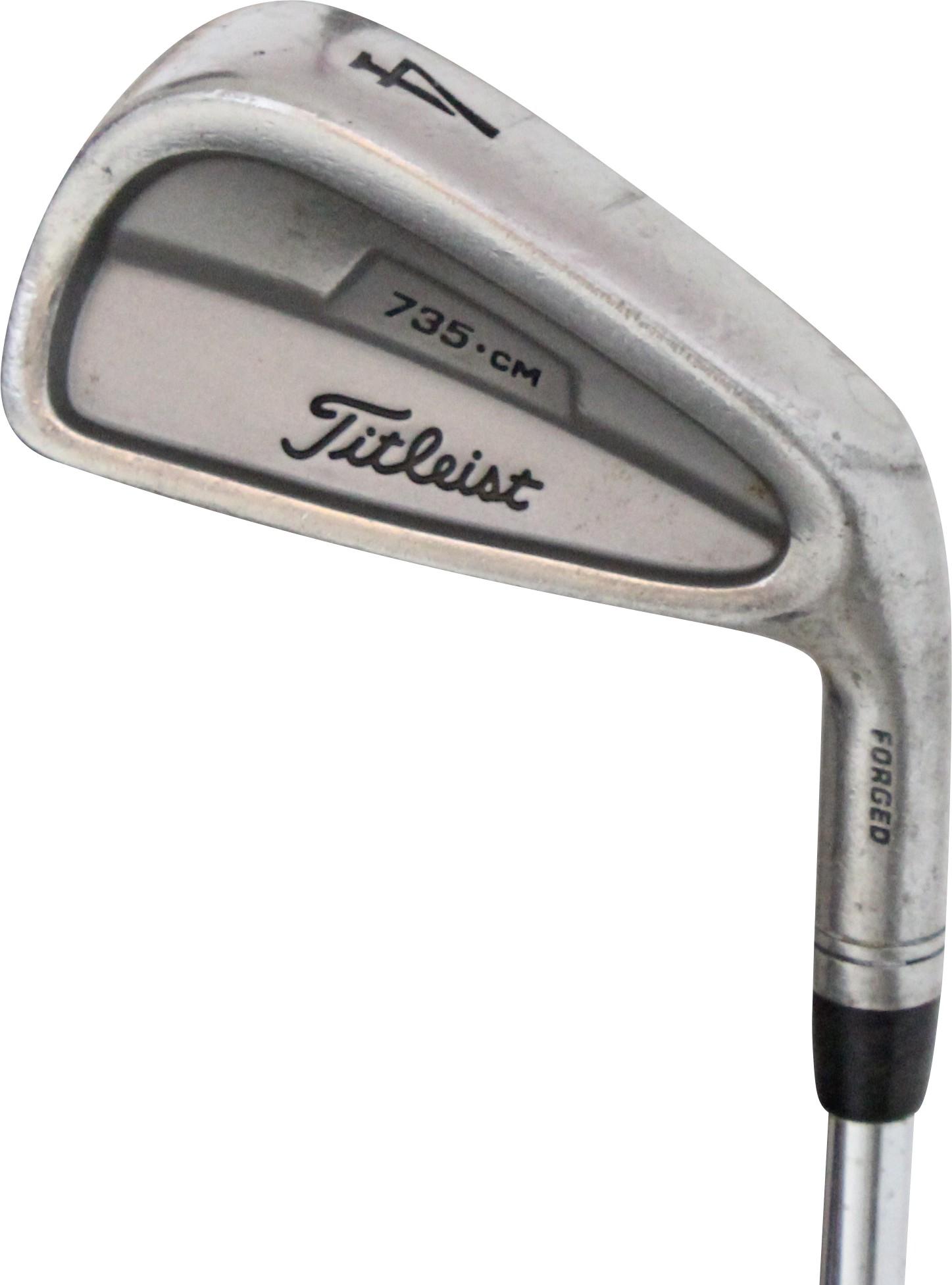Titleist 735.CM Stainless Iron Individual - No Label Shaft - 6 - Right Handed - Stiff Flex - Standard Length - Standard Lie Angle - Men - Acceptable