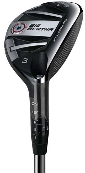 Callaway Big Bertha OS Hybrid - UST Recoil 460 ES Shaft - 4H - Left Handed - Senior Flex - Standard Length - 22 Loft - Standard Lie Angle - Men - Acceptable
