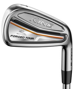 Cobra King Forged Tour 2017 Iron Set - Golf Club - 4 - Stiff Flex - True Temper Elevate Tour Shaft - Men