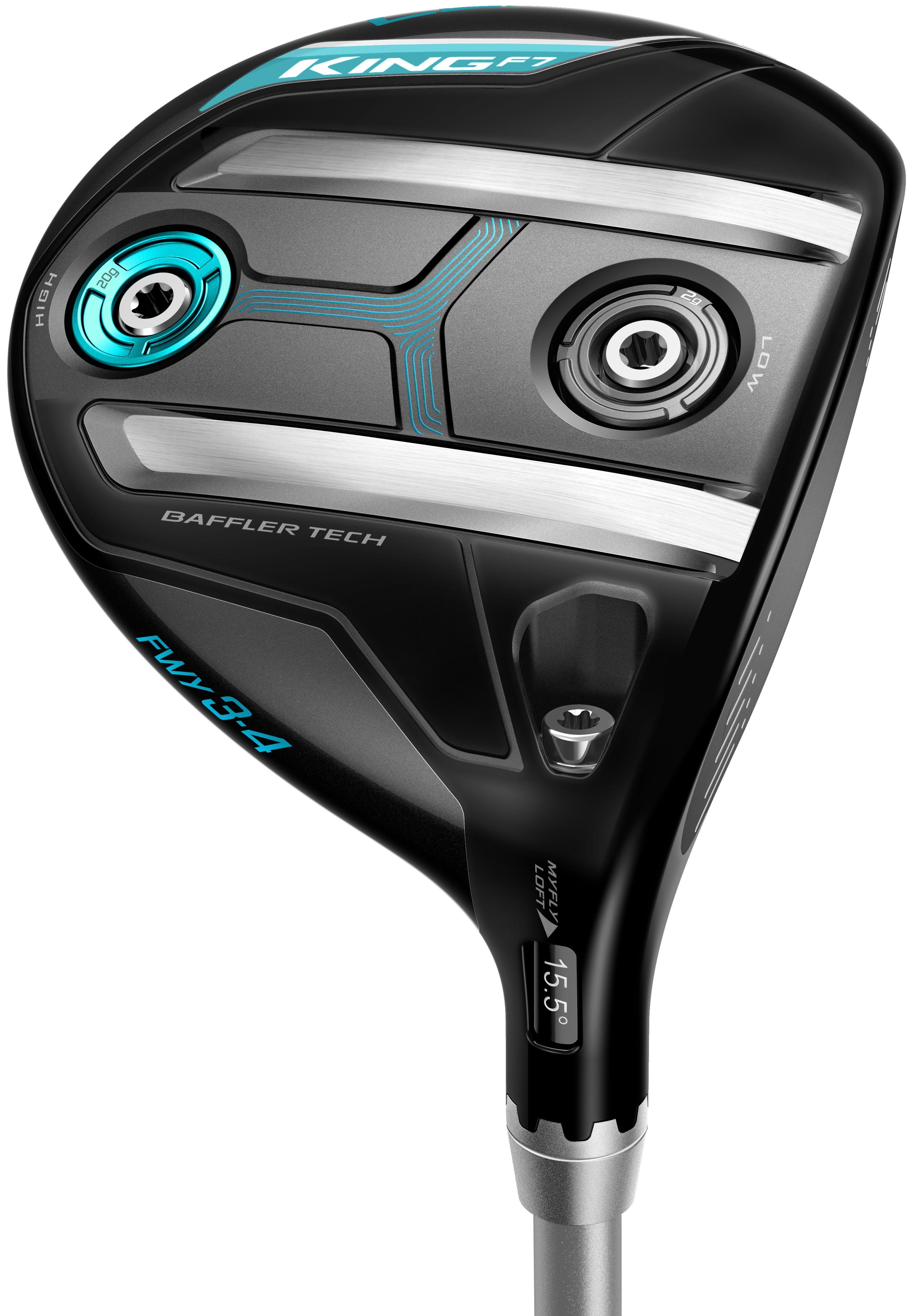 Cobra King F7 Black Fairway Wood Women - Fujikura Pro 55 Shaft - 5 - Right Handed - Ladies Flex - Standard Length - Adjustable Loft - Standard Lie Angle - Woman - Good