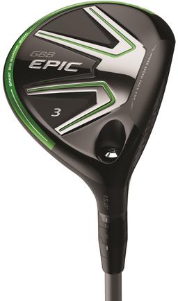Callaway Great Big Bertha Epic Fairway Wood - Golf Club - Left Handed - 3 Wood - 15° Loft - Senior Flex - Mitsubishi Rayon Diamana M+ Green 50 Shaft - Men
