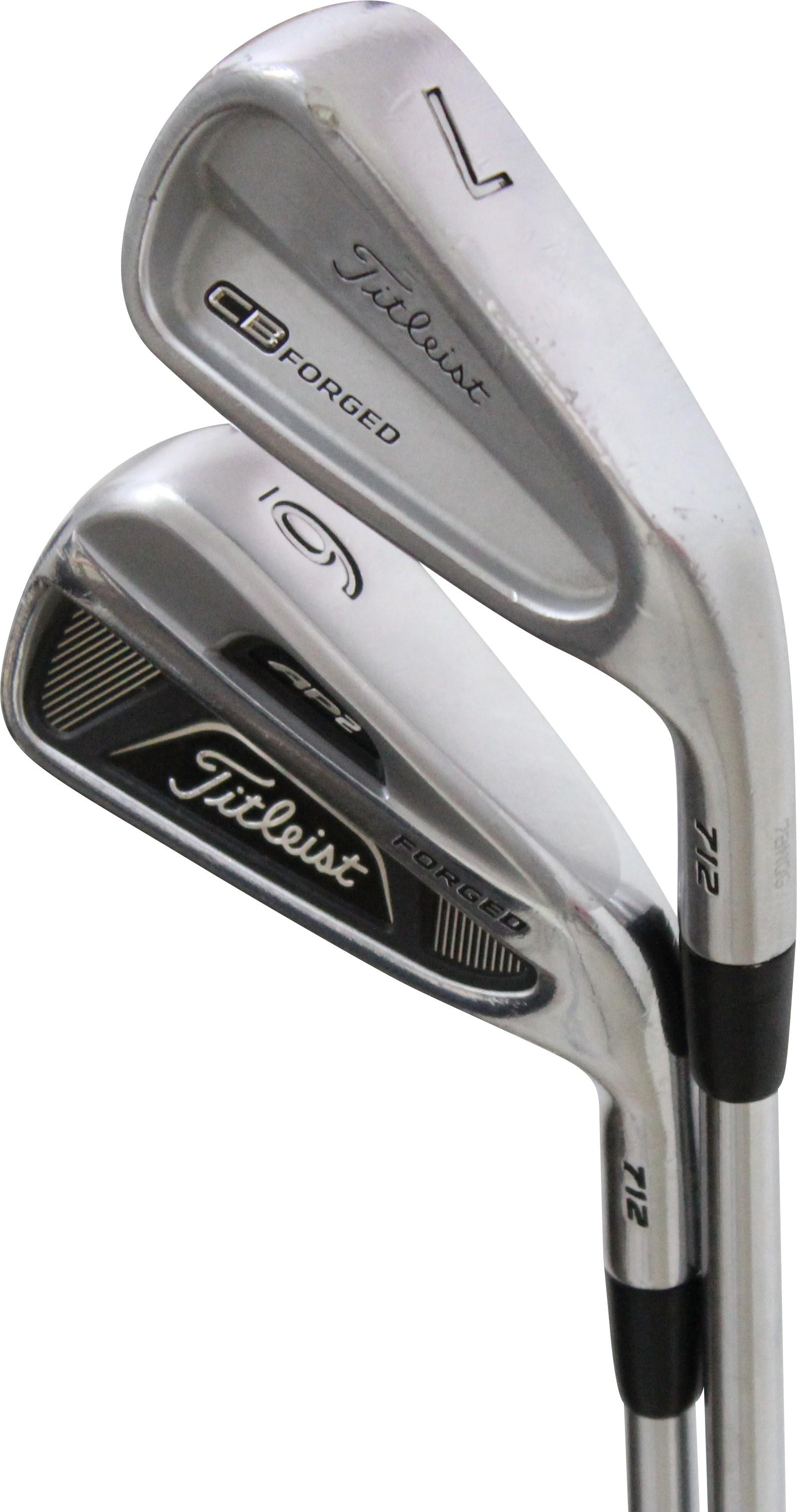 Titleist AP2 712 Forged/CB 712 Forged Combo - FST KBS Tour Shaft - 4 - Right Handed - Stiff Flex - Standard Length - Standard Lie Angle - Men - Acceptable