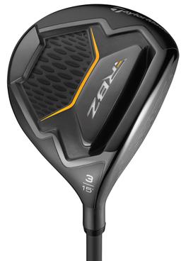 TaylorMade RBZ Black Fairway Wood - Golf Club - Left Handed - 3 Wood - 15° Loft - Stiff Flex - TaylorMade RocketFuel 55 Shaft - Men