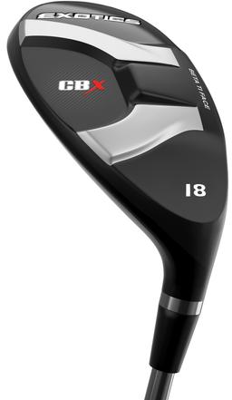 Tour Edge Exotics CBX Hybrid - Golf Club - 2H - 19° Loft - Stiff Flex - Project X HZRDUS Black 85 Shaft - Men