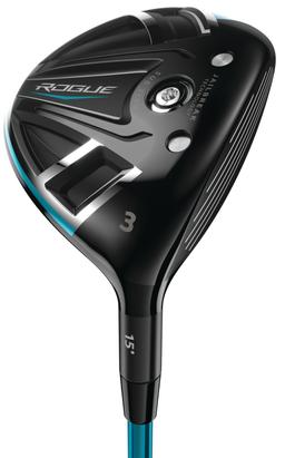 Callaway Rogue Sub Zero Fairway Wood - Golf Club - Left Handed - 3 Wood - 15° Loft - Stiff Flex - Aldila Synergy 60g Shaft - Men