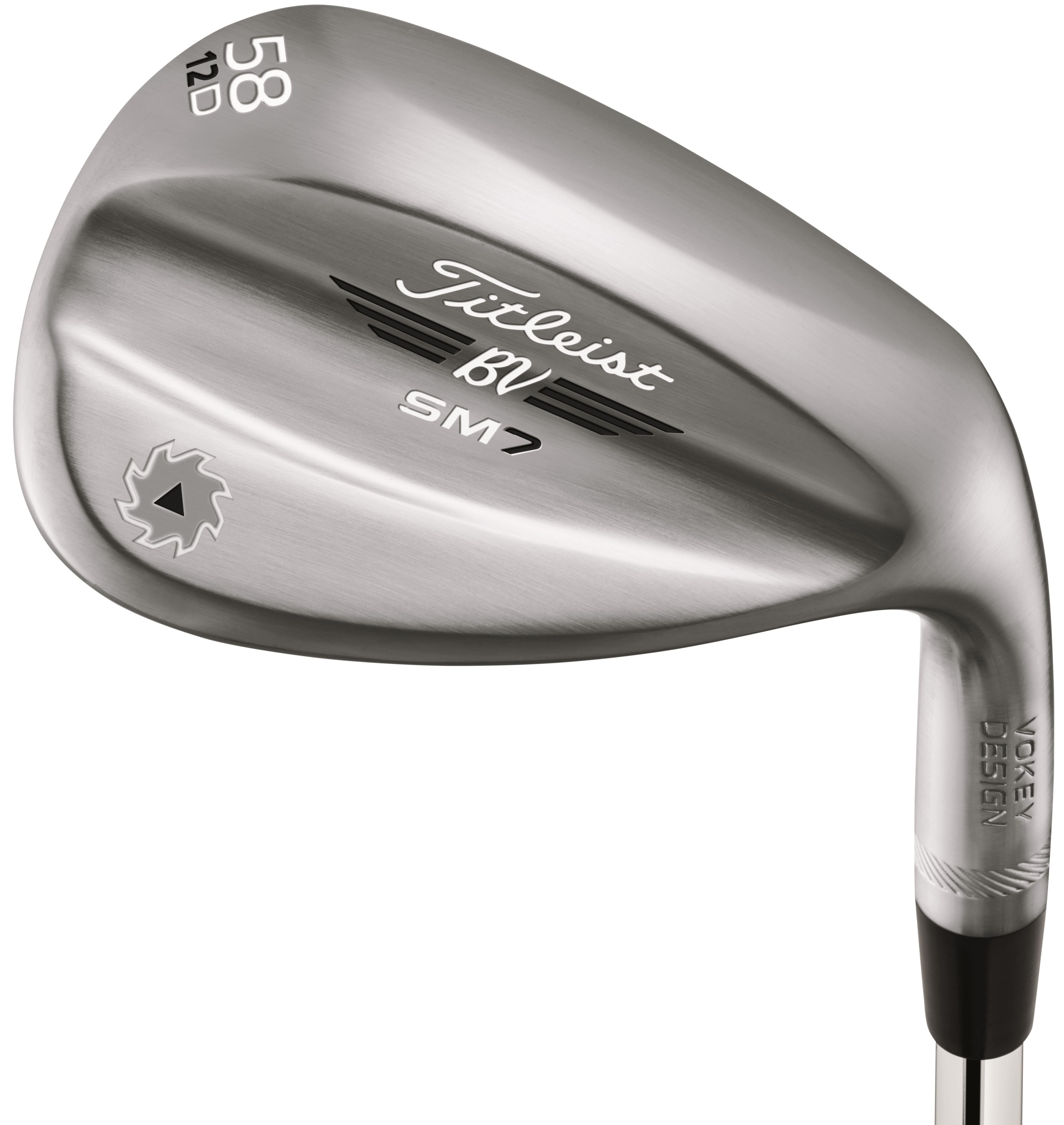 Titleist Vokey SM7 Tour Chrome D Grind Wedge - Titleist BV Vokey Design Shaft - Lob Wedge - Right Handed - Wedgeflex Flex - Standard Length - 58 Loft - Standard Lie Angle - Men - Good