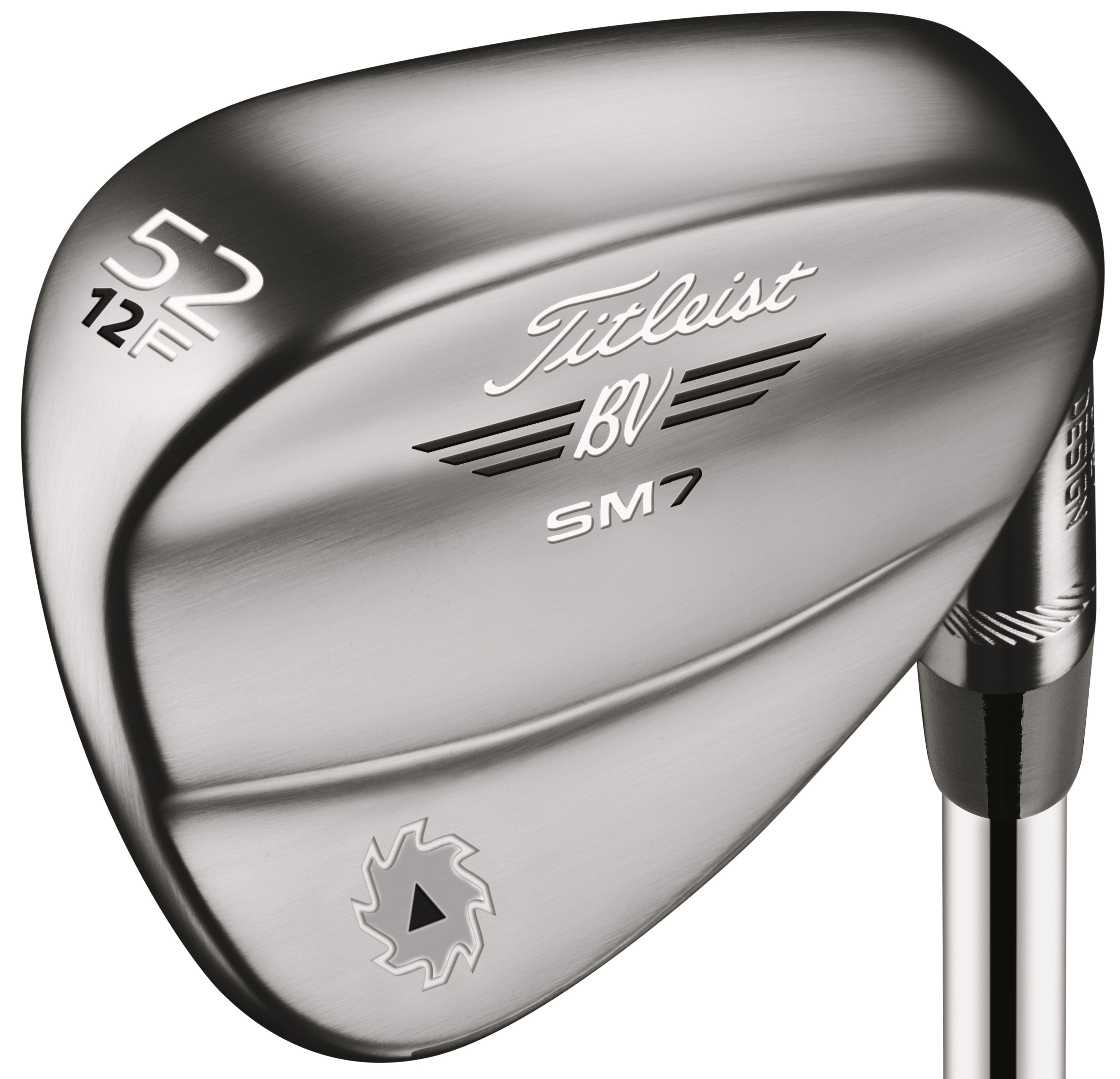 Titleist Vokey SM7 Tour Chrome F Grind Wedge - True Temper Dynamic Gold S200 Shaft - Gap Wedge - Left Handed - Wedgeflex Flex - Standard Length - 52 Loft - Standard Lie Angle - Men - Good