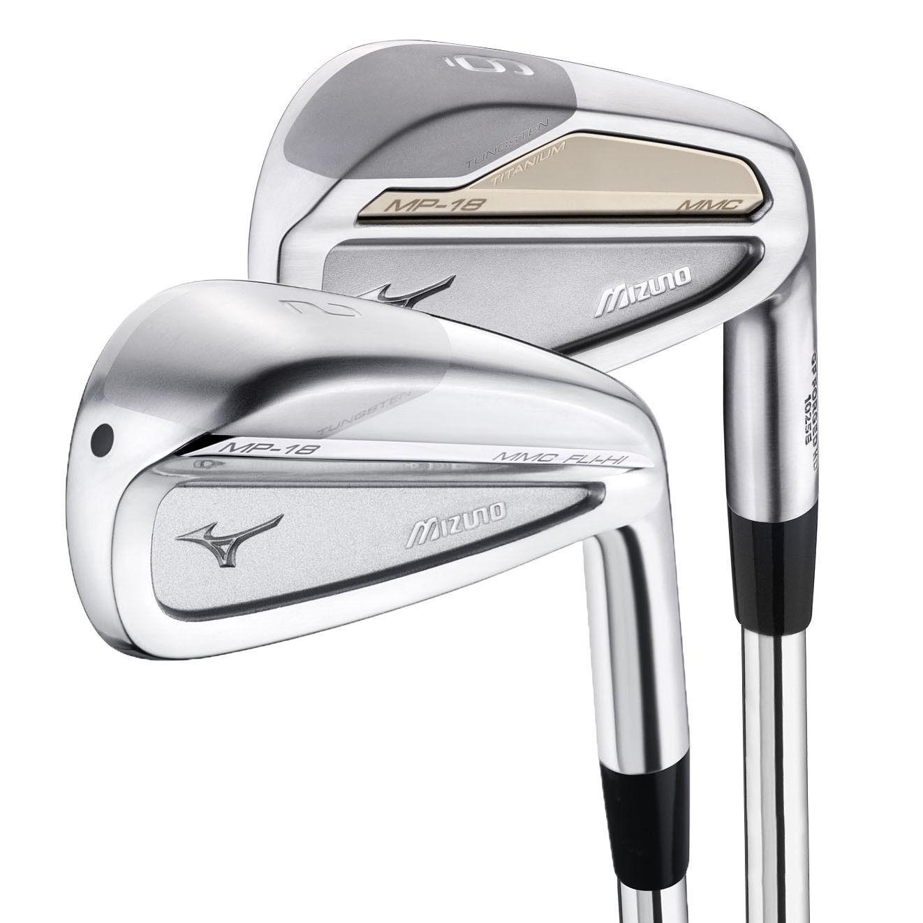 Mizuno MP-18 MMC FLI HI/MP-18 MMC Combo - FST KBS Tour 130 Shaft - 4 - Right Handed - Extra Stiff Flex - Standard Length - Standard Lie Angle - Men - Acceptable