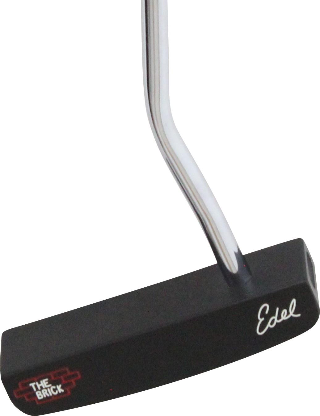 Edel The Brick Black Putter - Golf Club - Standard Putter - Putterflex Flex - Edel Shaft - Men