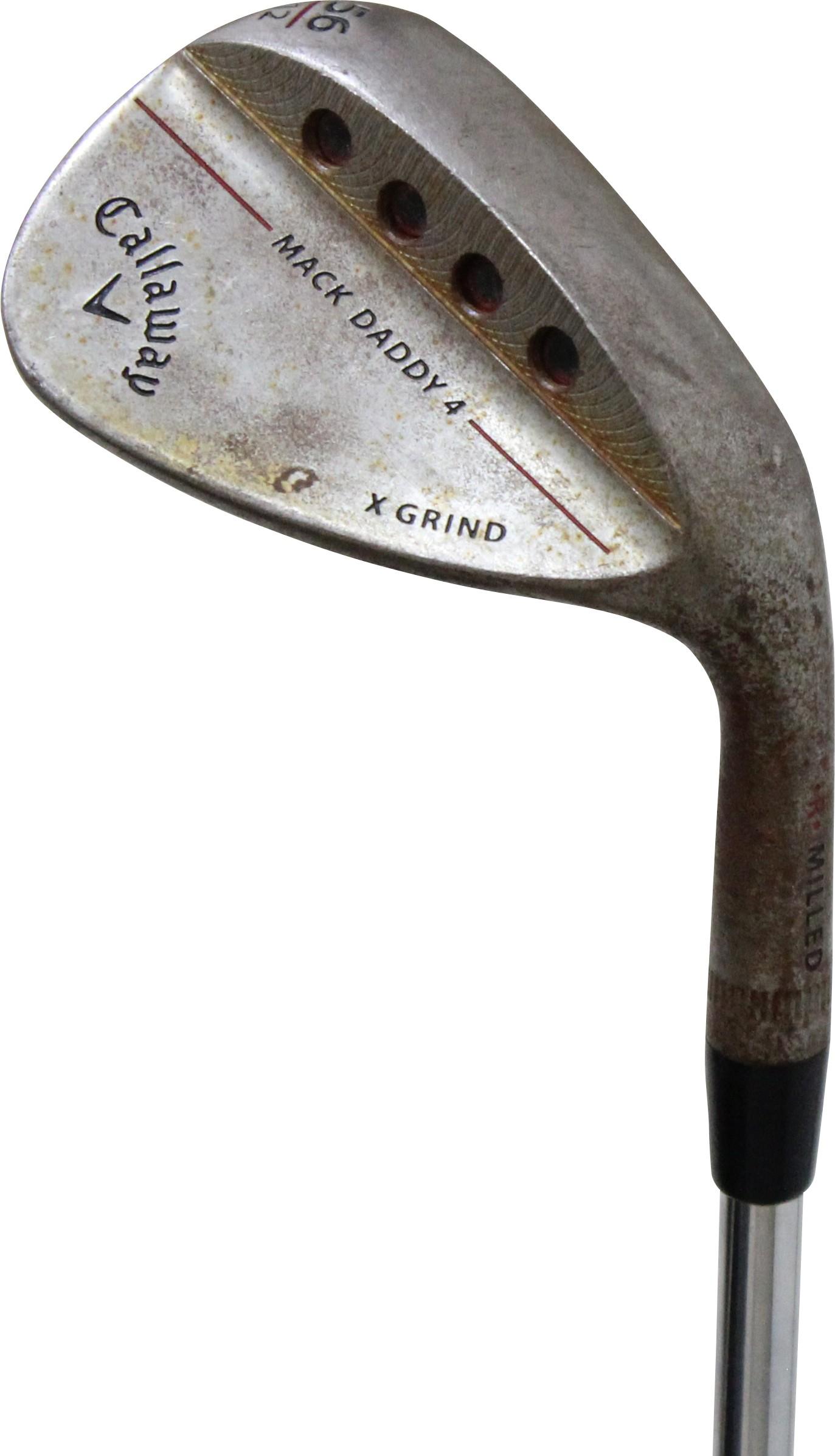 Callaway MD4 Raw X Grind Wedge - True Temper Dynamic Gold S400 Shaft - Lob Wedge - Right Handed - Wedgeflex Flex - Standard Length - 58 Loft - Standard Lie Angle - Men - Good