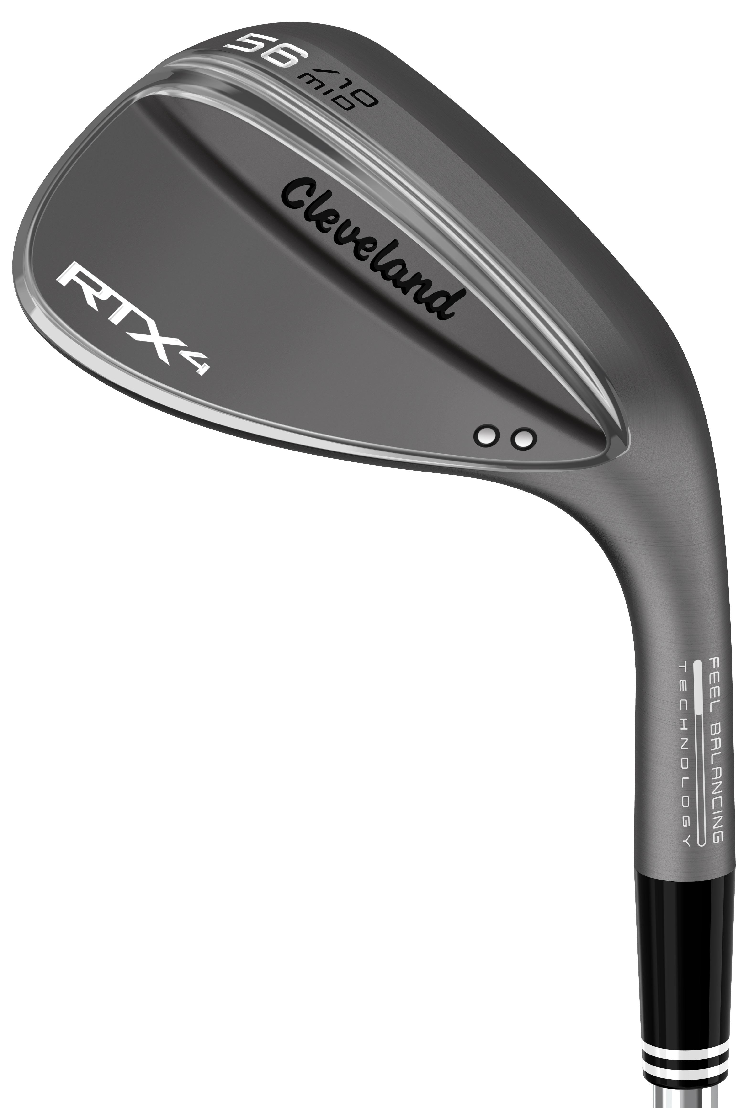 Cleveland RTX-4 Full Grind Black Satin Wedge - True Temper Dynamic Gold Tour Issue S400 Shaft - Sand Wedge - Right Handed - Wedgeflex Flex - Standard Length - 56 Loft - Standard Lie Angle - Men - Acceptable