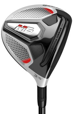 TaylorMade M6 Fairway Wood - Golf Club - Left Handed - 3 Wood - 15° Loft - Regular Flex - Fujikura Atmos Orange 5 Shaft - Men