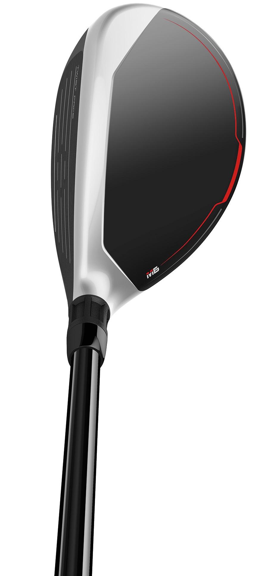TaylorMade M6 Hybrid - Golf Club - Left Handed - 4H - 22° Loft - Regular Flex - Fujikura Atmos Orange 6 Shaft - Men