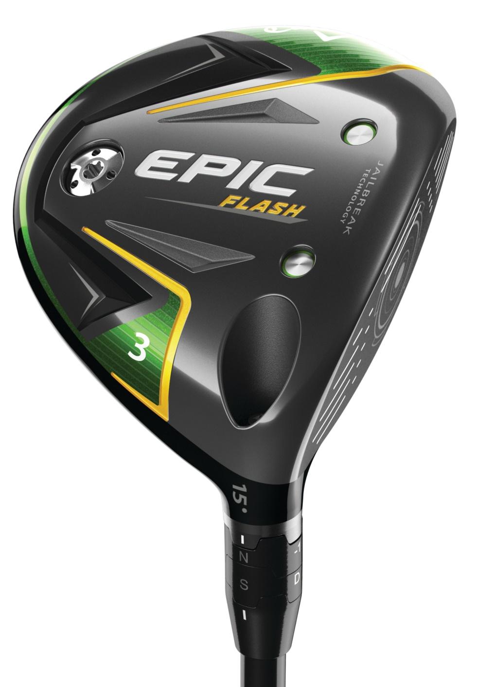 Callaway Epic Flash Fairway Wood - Project X HZRDUS Smoke 60 Shaft - 3 Wood - Left Handed - Regular Flex - Standard Length - 15 Loft - Standard Lie Angle - Men - Acceptable