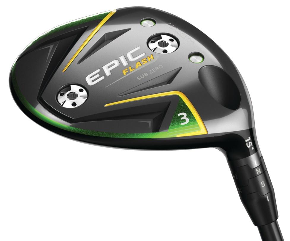 Callaway Epic Flash Sub Zero Fairway Wood - Golf Club - Left Handed - 3+ Wood - 13.5° Loft - Soft / Regular Flex - Ping Alta CB 55 Slate Shaft - Men