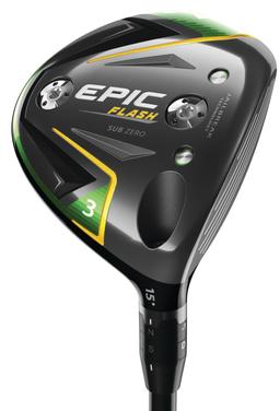 Callaway Epic Flash Sub Zero Fairway Wood - Golf Club - Left Handed - 3+ Wood - 13.5° Loft - Soft / Regular Flex - Ping Alta CB 55 Slate Shaft - Men