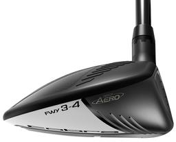 Cobra King F9 SpeedBack Black Grey Fairway Wood - Golf Club - Left Handed - 3 - 14.5° Loft - Regular Flex - Fujikura ATMOS Blue 7 Shaft - Men