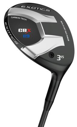 Tour Edge Exotics CBX 119 Fairway Wood - Golf Club - 3 Wood - 15° Loft - Stiff Flex - Project X LZ16 Shaft - Men