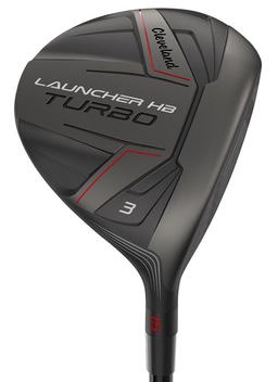 Cleveland Launcher HB Turbo Fairway Wood - Golf Club - Left Handed - 3 Wood - 15° Loft - Regular Flex - Miyazaki C. Kua 50 Shaft - Men