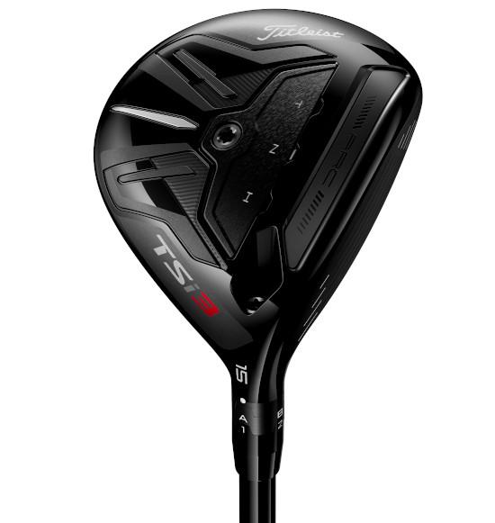 Titleist TSi3 Fairway Wood - Mitsubishi Chemical Tensei AV Blue RAW 65 Shaft - 3 Wood - Left Handed - Regular Flex - Standard Length - 15 Loft - Standard Lie Angle - Men - Good