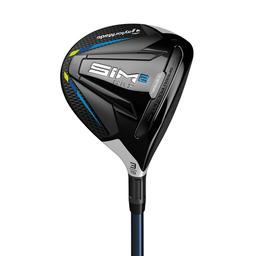 TaylorMade SIM 2 MAX Steel Fairway Wood - Golf Club - Left Handed - 3HL Wood - 16.5° Loft - Regular Flex - TaylorMade Fujikura Ventus Blue FW 5 Shaft - Men