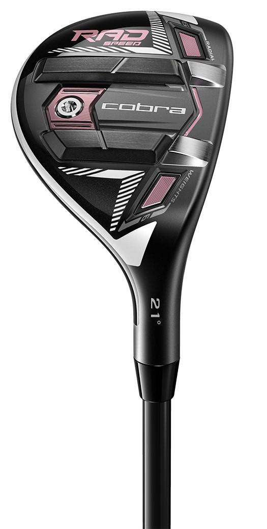 Cobra RADSpeed Black/Pink Hybrid Women - Cobra Golf Shaft - 4H - Right Handed - Ladies Flex - Standard Length - 22 Loft - Standard Lie Angle - Woman - Premium