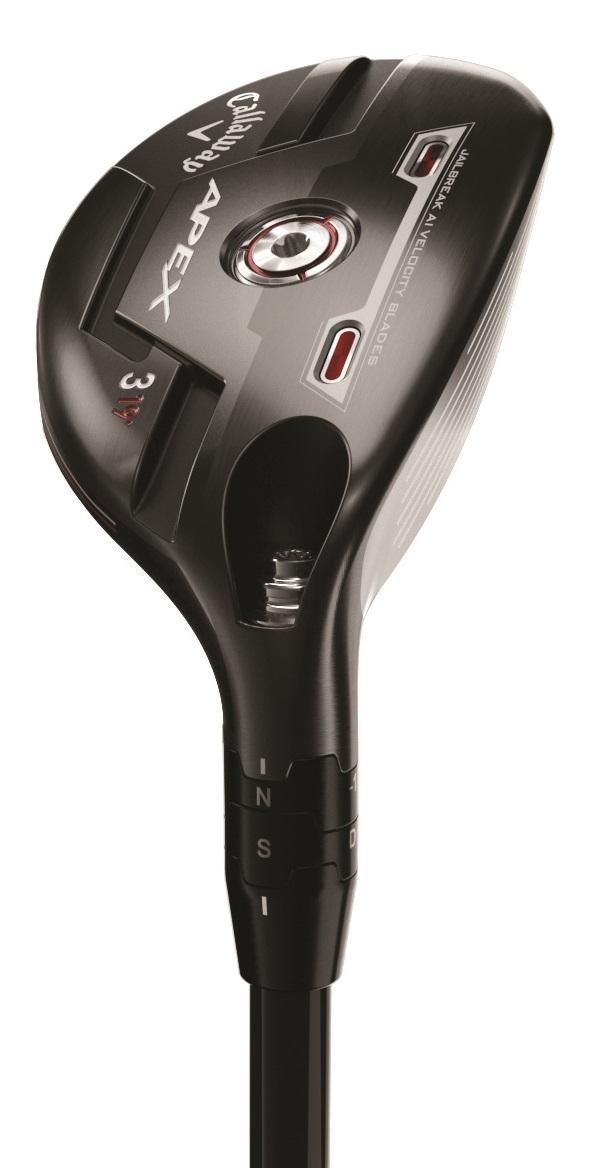 Callaway Apex 21 Hybrid - UST Mamiya Recoil DART 75 Shaft - 4H - Left Handed - Stiff Flex - Standard Length - 21 Loft - Standard Lie Angle - Men - Good