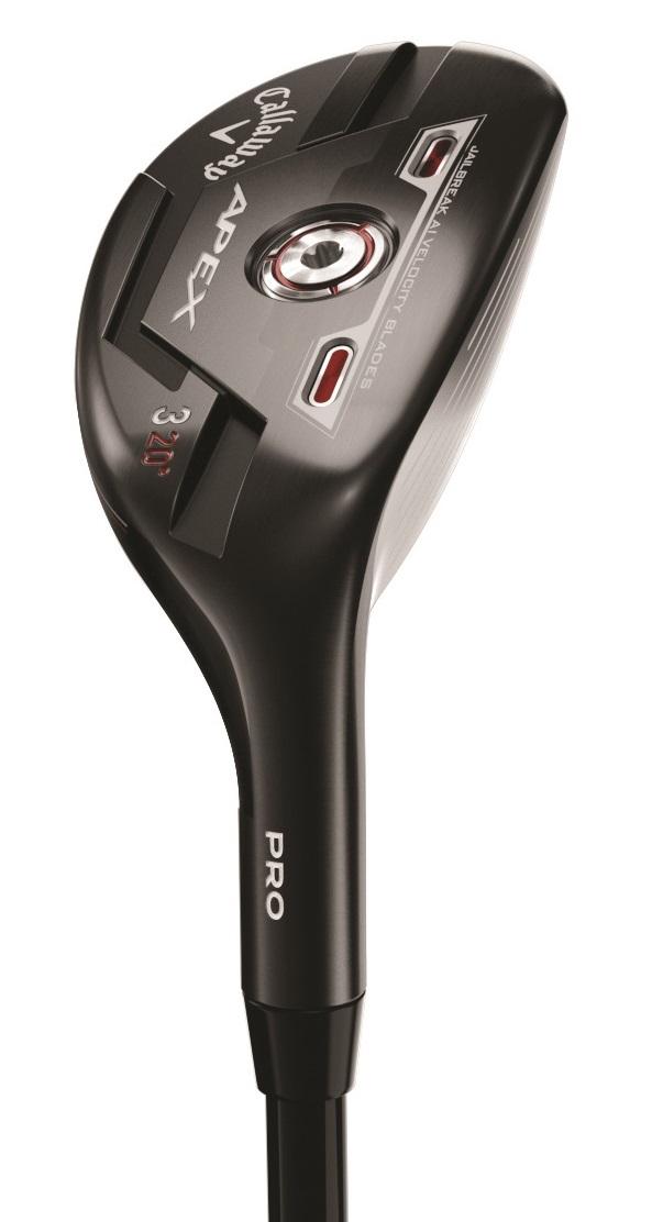 Callaway Apex Pro Hybrid - Project X HZRDUS Smoke Black 80 Hy Shaft - 3H - Right Handed - 6 Flex - Standard Length - 20 Loft - Standard Lie Angle - Men - Acceptable
