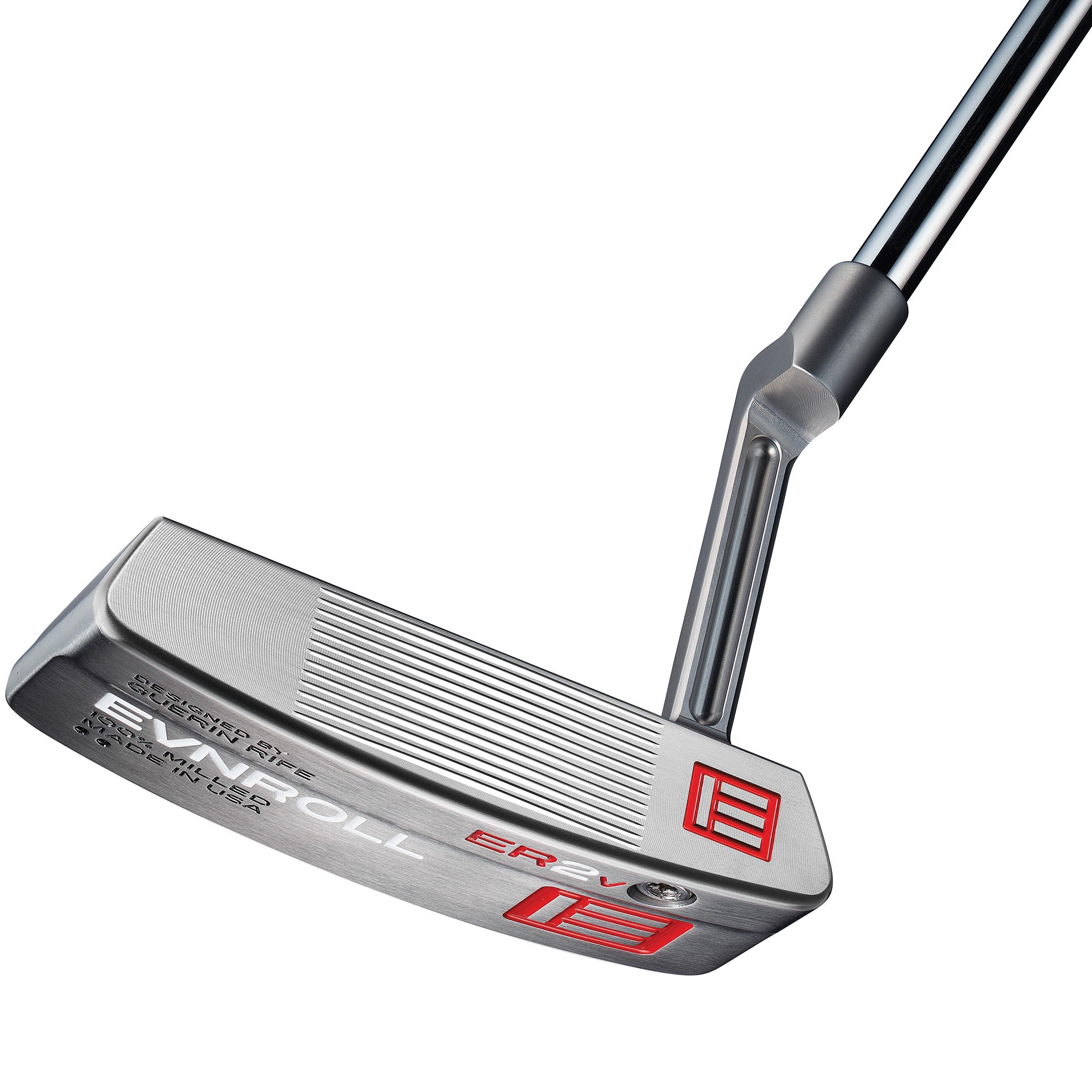 Evnroll ER2v3 Long Plumber MidBlade White TourTac Putter - Golf Club - Standard - Putterflex Flex - No Label Shaft - Men
