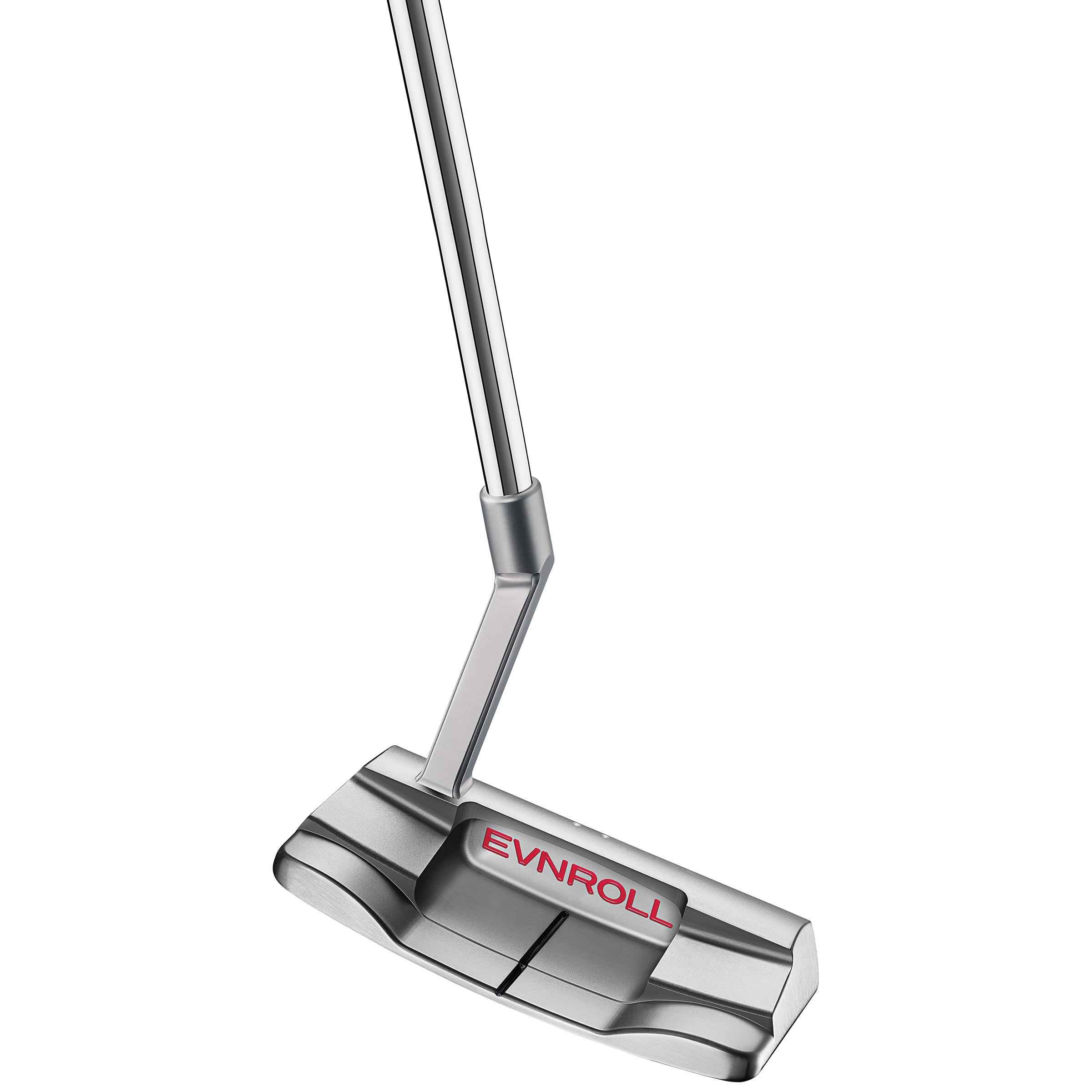 Evnroll ER2v4 Long Slant MidBlade White TourTac Putter - Evnroll Shaft - Standard - Right Handed - Putterflex Flex - Standard Length - Standard Lie Angle - Men - Good